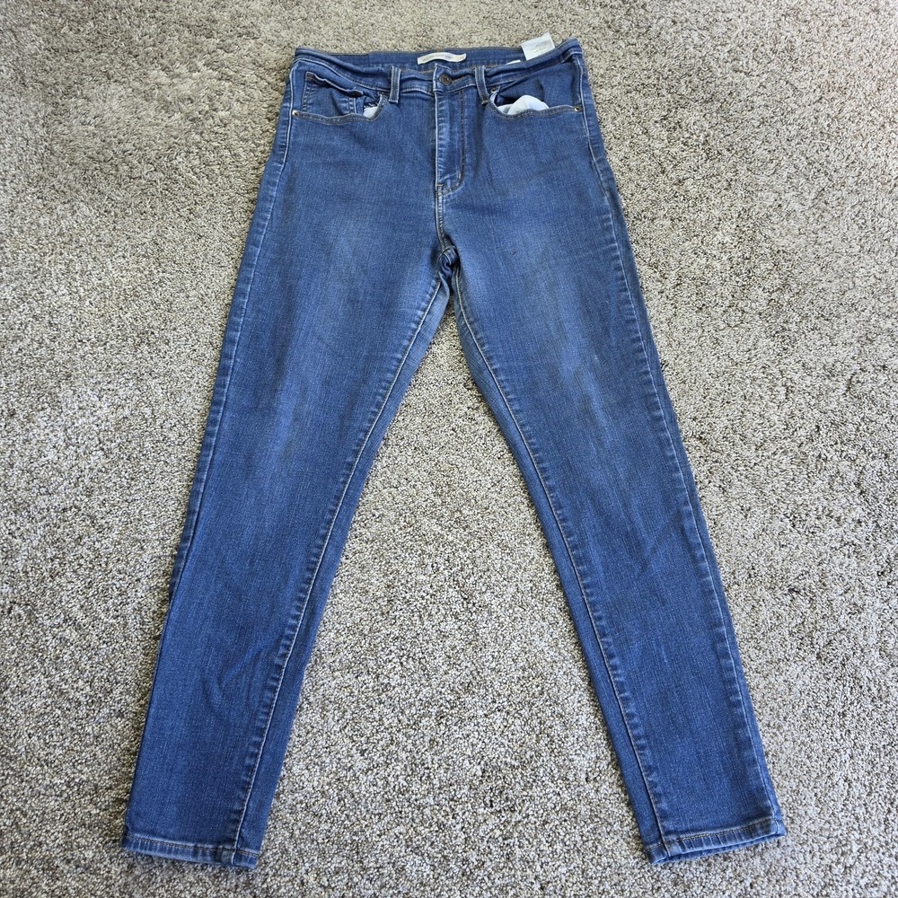 Levi's Jeans Womens 31 Blue Mile High Super Skinny High Rise Stretch Ladies